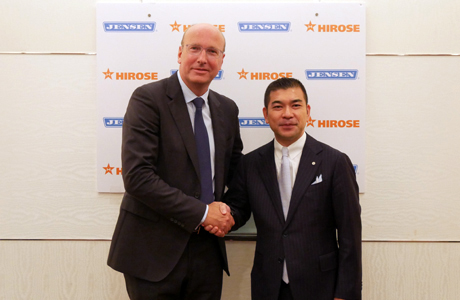 ジェンセンCEOと廣瀬社長
