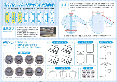 新潟組合オーダーメイドYシャツチラシ